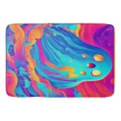 スペクトル幽霊ハロウィーンアート バスマット (正面)