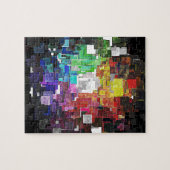 スペクトル幾何抽象芸術 ジグソーパズル (横)