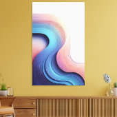 スペクトル波 キャンバスプリント (インサイチュ (リビング))