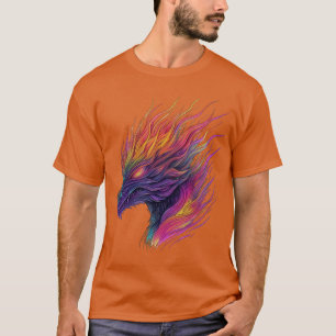 スペクトル炎ドラゴン Tシャツ