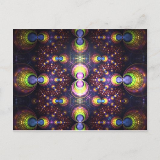 スペクトル球-郵便はがき ポストカード (正面)
