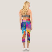 スペクトル鮮やか カプリレギンス (裏面)