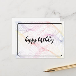 スペクトル カラー 波長 ライン ポストカード