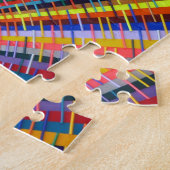 スペクトル(自閉症スペクトル)のジグソーパズル ジグソーパズル (側面)