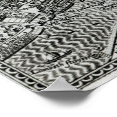 「スペクルム・ブリタニア」のウェストミンスターの地図 ポスター (角)