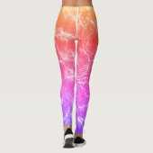 スペク鮮やかトル：新数々の色ファッションスタイル レギンス (裏面)