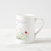 スペシャリティマグ私の最も美しい場所 ボーンチャイナマグカップ (右)