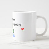 スペシャリティマングバレンタインデーおもしろいラブキスカエル ジャンボコーヒーマグカップ (右)