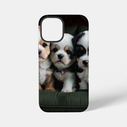 スペシャルかわいい子犬 2 iPhoneケース (裏面)