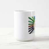 スペシャルは愛を色のマグ必要とします コーヒーマグカップ (中央)