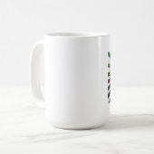 スペシャルは愛を色のマグ必要とします コーヒーマグカップ (正面左)