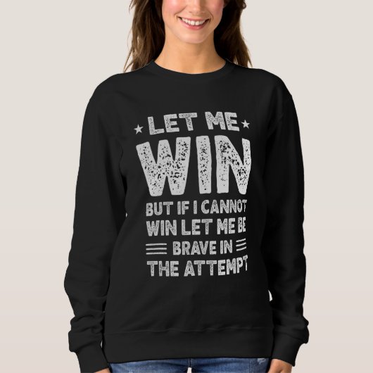 スペシャルオリンピックス Let Me Win スウェットシャツ (正面)