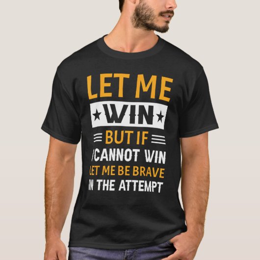 スペシャルオリンピックス Let Me Win 1 Tシャツ (正面)