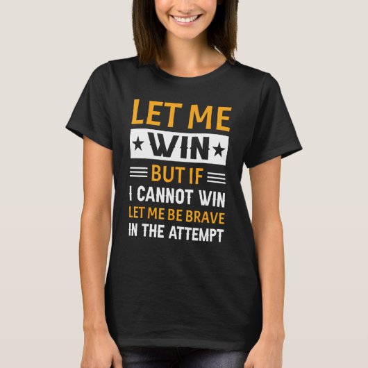 スペシャルオリンピックス Let Me Win 1 Tシャツ (正面)