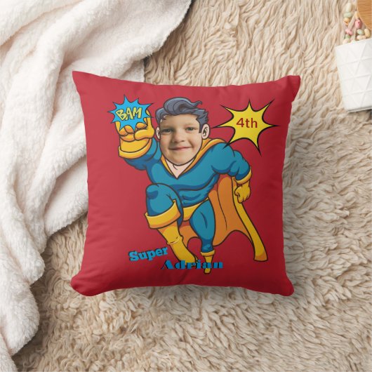 スペシャルキッズ素晴らし🌟スーパーヒーロ漫画キッズ クッション (ブランケット)