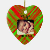 スペシャルギフトハートフォトアクリルオーナメント セラミックオーナメント (右)