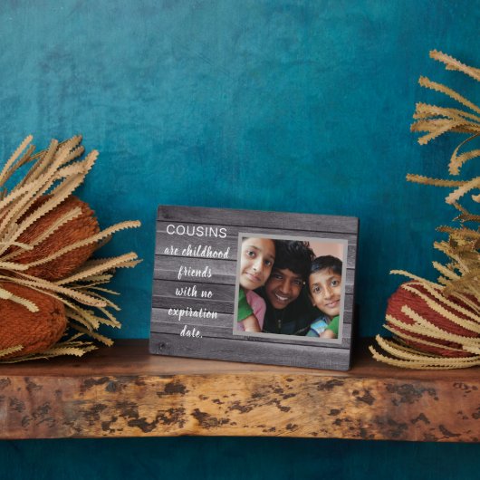 スペシャルギフト！いとこ写真プラーク フォトプラーク (側面)