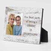 スペシャルギフト！イーゼル付きのグラミー写真プラーク フォトプラーク (側面)