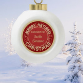 スペシャルギフト！メリー退職した飾 セラミックボールオーナメント