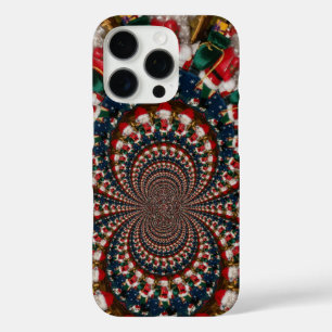 スペシャルクリスマスサンタ万華鏡のように千変万化するパターンデザイン iPhone 16 PROケース