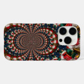 スペシャルクリスマスサンタ万華鏡のように千変万化するパターンデザイン Case-Mate iPhoneケース (裏面 (横))