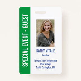 スペシャルゴルフイベントゲストIDバッジ バッジ