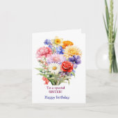 スペシャルシスターピンクイエローローズ誕生日 シーズンカード (正面)