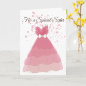 スペシャルシスター誕生日カード カード (黄色い花)