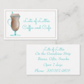 スペシャルティコーヒー飲料コーヒーショップの名刺 名刺 (正面/裏面)