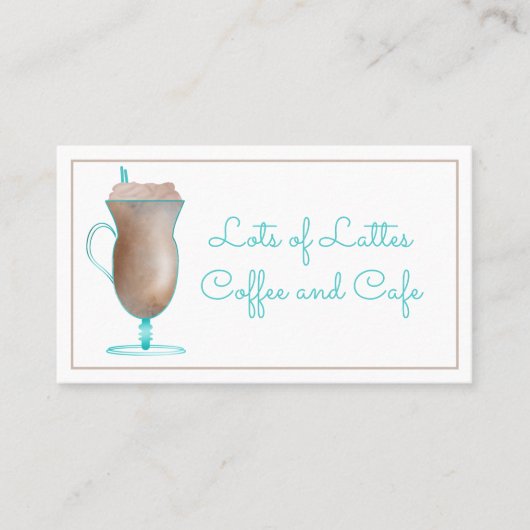 スペシャルティコーヒー飲料コーヒーショップの名刺 名刺 (正面)