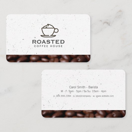 スペシャルティコーヒー飲料/コーヒー豆/スペックル 名刺 (正面/裏面)