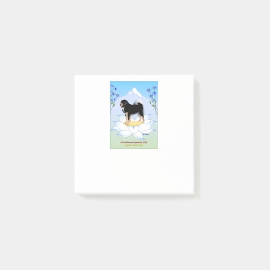 スペシャルティチベット語マスチフ投稿ノート ポストイット (正面)