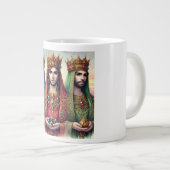 スペシャルティマグカップ – 聖なる王 ジャンボコーヒーマグカップ (正面右)