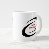 スペシャルティマグハッピーバースデーデビッド ジャンボコーヒーマグカップ (正面右)