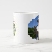 スペシャルティ写真マグカップ上のあなたの個人的なコーヒー ジャンボコーヒーマグカップ (正面)