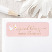 スペシャルデリバリストークベビーピンク差出人住所 ラベル (インサイチュ)