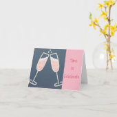 **スペシャルトースト**が「おめでとう」と言う カード (黄色い花)