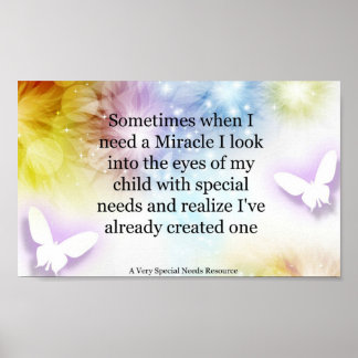 スペシャルニーズMiracle Butterflyポスター ポスター