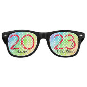 スペシャルバタフライ新年メガネ レトロサングラス (正面)