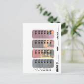 スペシャルバンコポストカード招待状 インビテーションポストカード (スタンド正面)