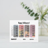 スペシャルバンコポストカード招待状 インビテーションポストカード (スタンド正面)