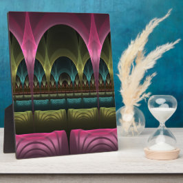 スペシャルファンタジーパターンアブストラクトカラフルフラクタル フォトプラーク