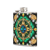 スペシャルフラスコとブラジルカラーデザイン フラスク (左)