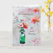 スペシャルフレンドビューティフルフローラ誕生日カード カード (黄色い花)