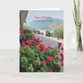 スペシャルフレンド素敵なハッピーバースデー カード (正面)