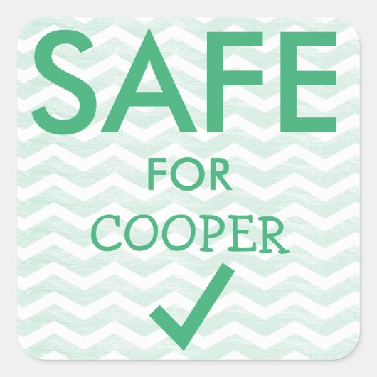 スペシャルフード用シールダイエット スクエアシール (正面)