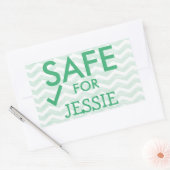 スペシャルフード用シールダイエット 長方形シール (封筒)