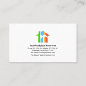 スペシャルホームハンドイマン縁ど建築ビルダー 名刺 (裏面)