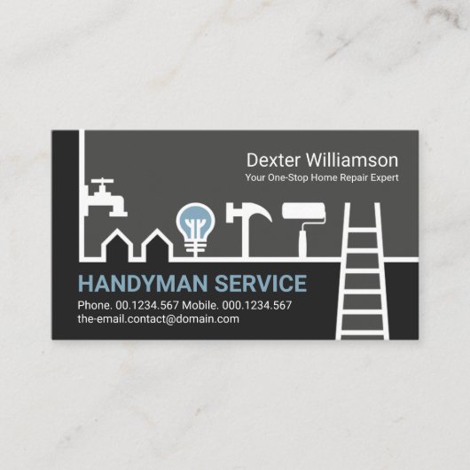 スペシャルホームハンドイマン縁ど建築ビルダー 名刺 (正面)