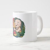 スペシャルマグカップ | クロエベビーハグズザルースター ジャンボコーヒーマグカップ (正面右)